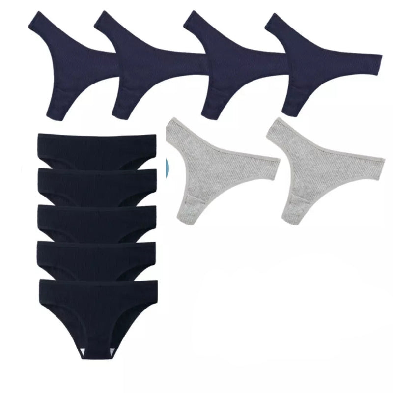 COMPRE 5 LEVE 10 Calcinha 100% Puro Algodão suave PIMA (Feita para peles sensíveis, alérgicas e delicadas) + BRINDE