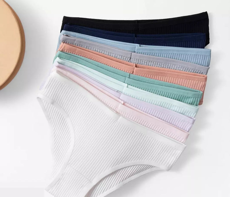 COMPRE 5 LEVE 10 Calcinha 100% Puro Algodão suave PIMA (Feita para peles sensíveis, alérgicas e delicadas) + BRINDE